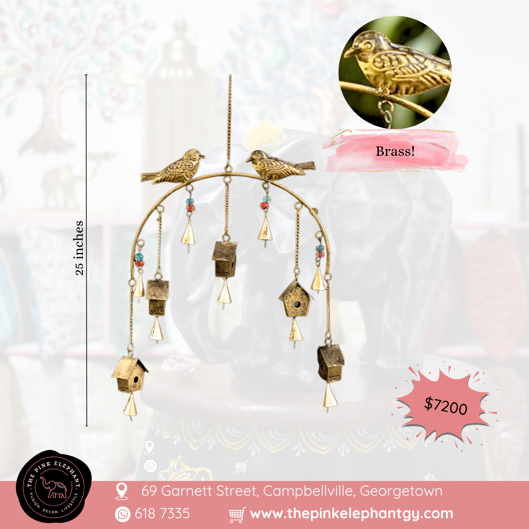 Brass Bird Windchime