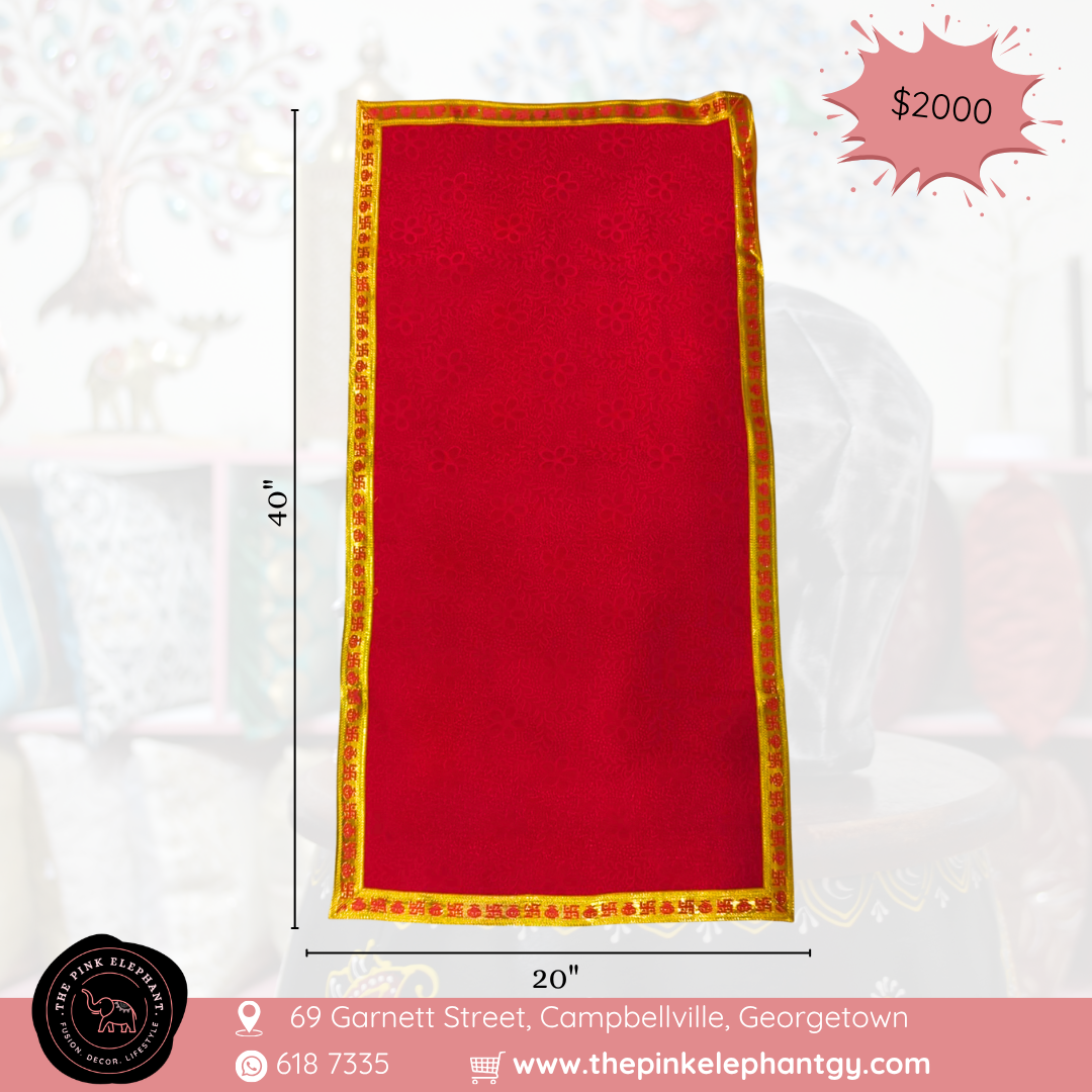 Red Puja Cloth-20x40"