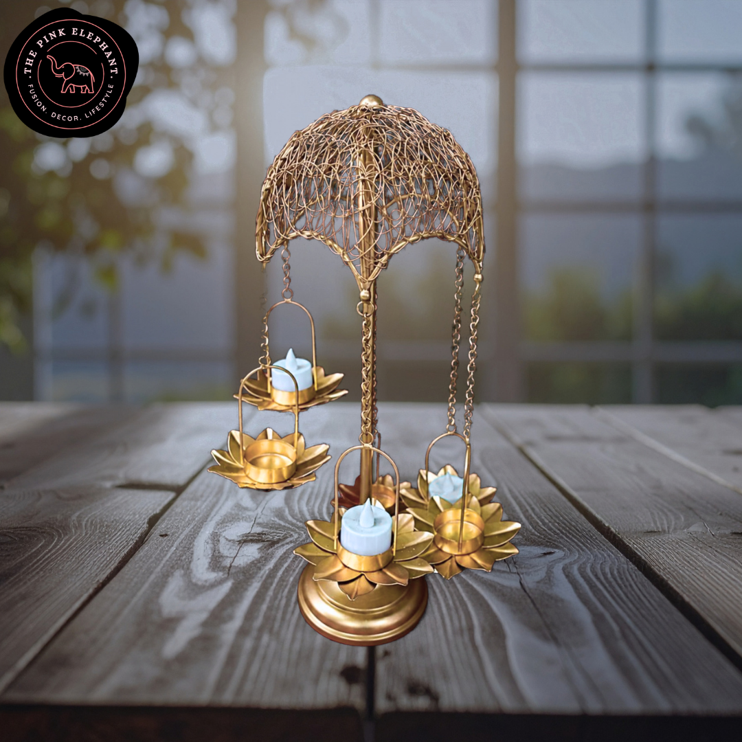Jaali Umbrella Tealight Stand