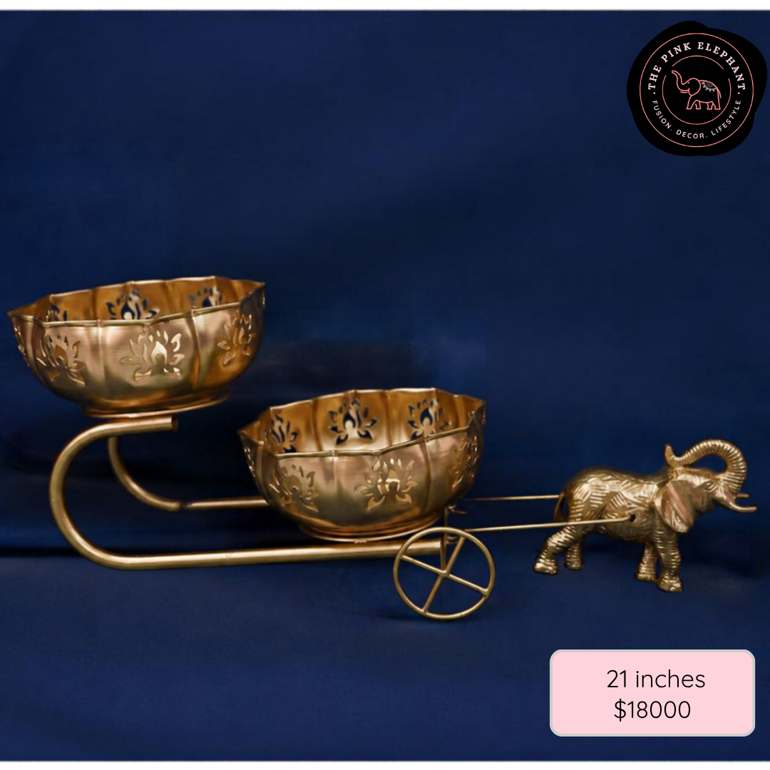 Elephant Chariot Urli Set