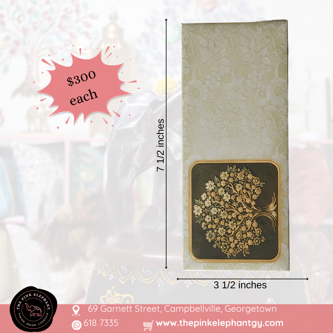 Assorted Floral Embossed Envelopes