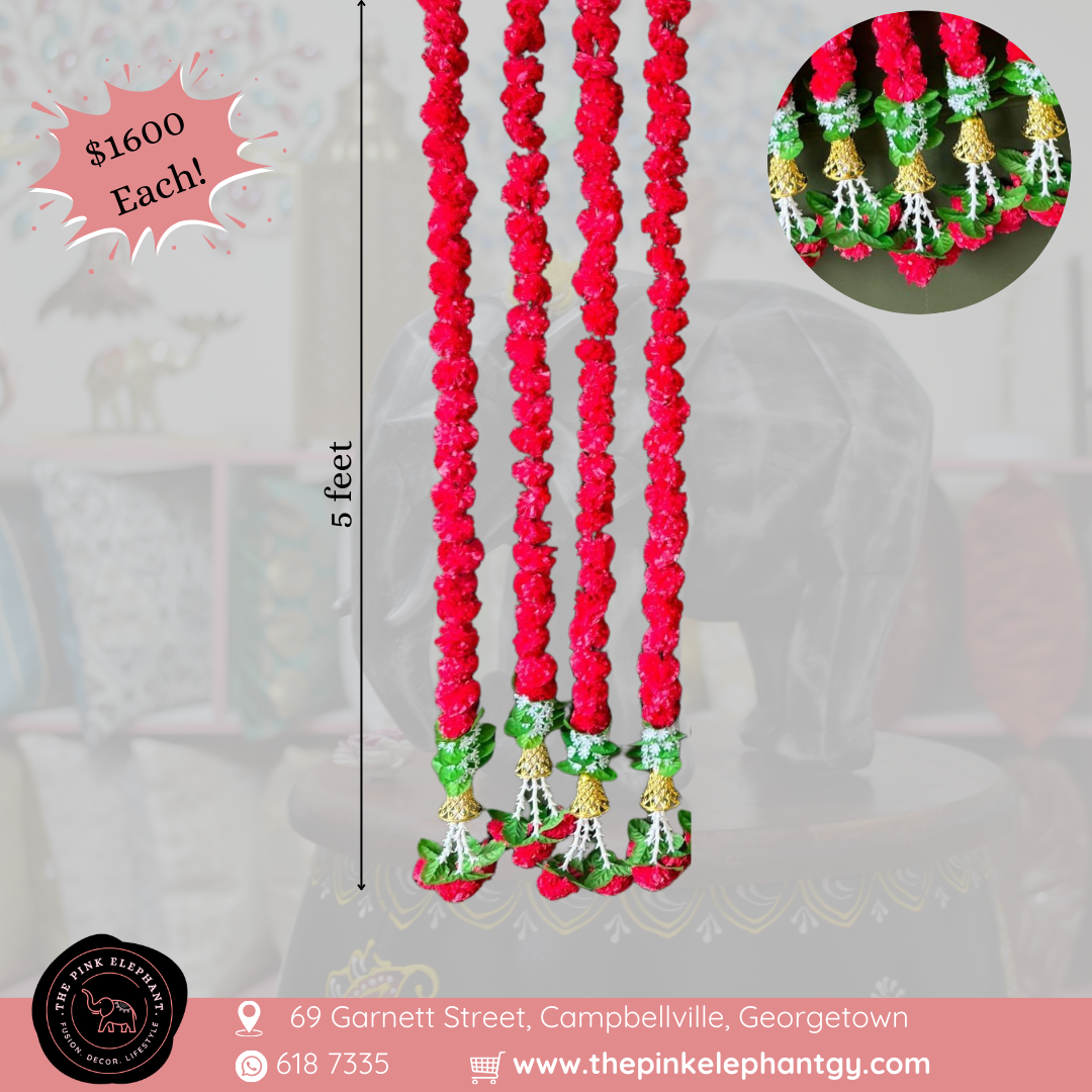 Red Long Garlands with Bell