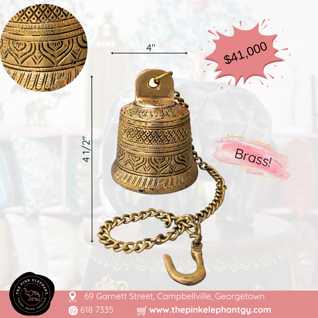Antique Design Hanging Brass Temple Bell