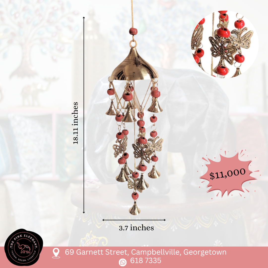 Brass Butterfly Windchimes