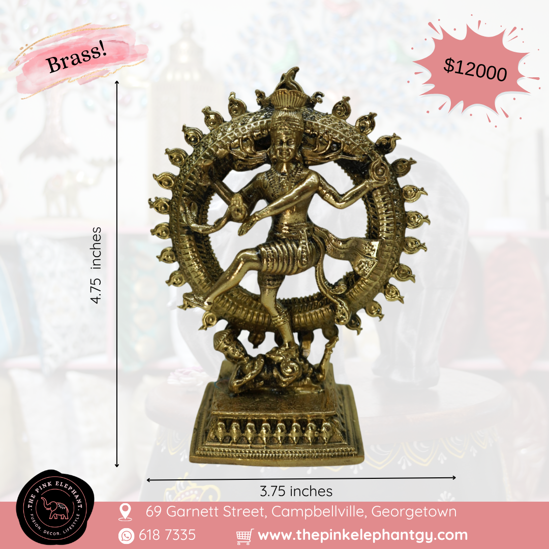 Brass Natraja Dancing Shiva Statue