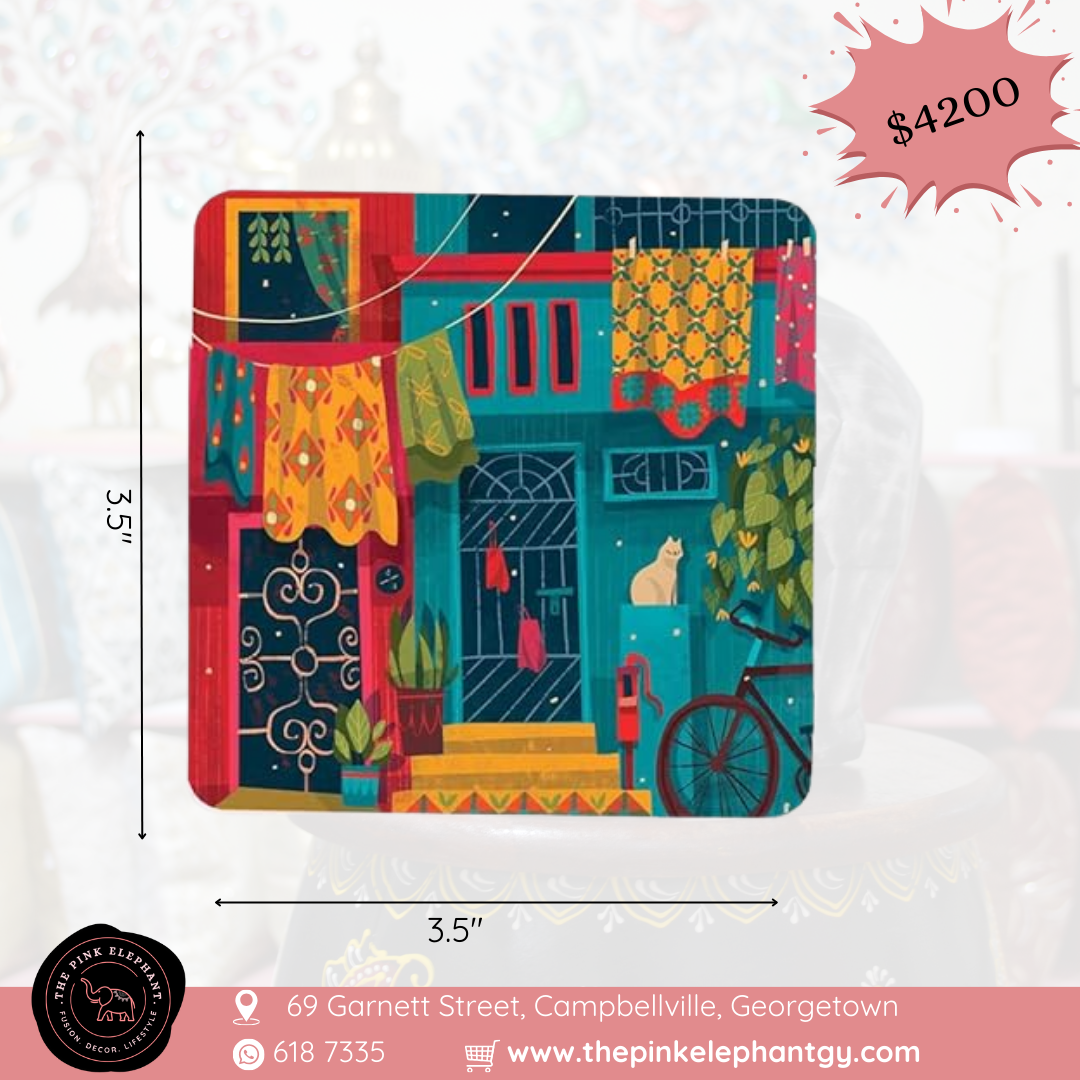 House Rickshaw Coaster Set
