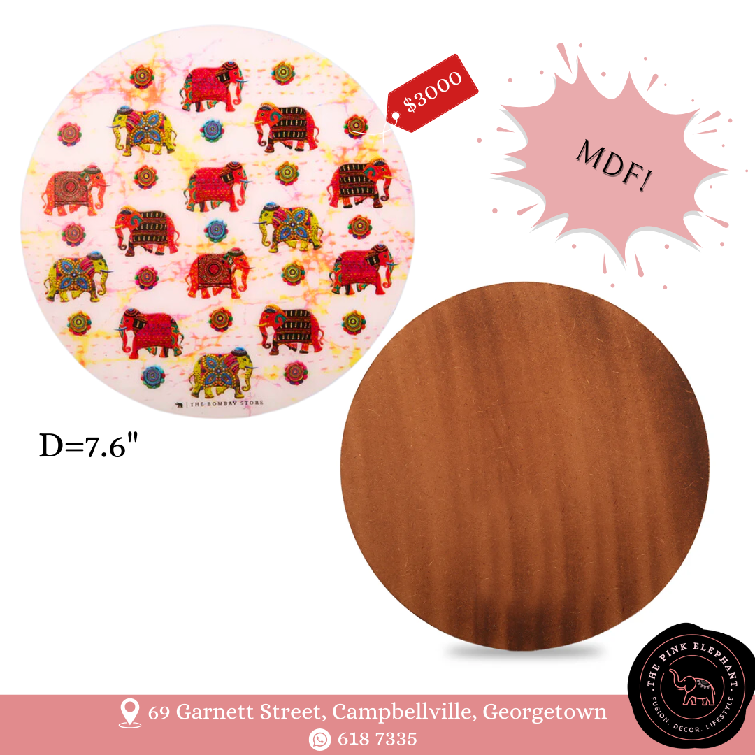 MDF Elephant Trivets