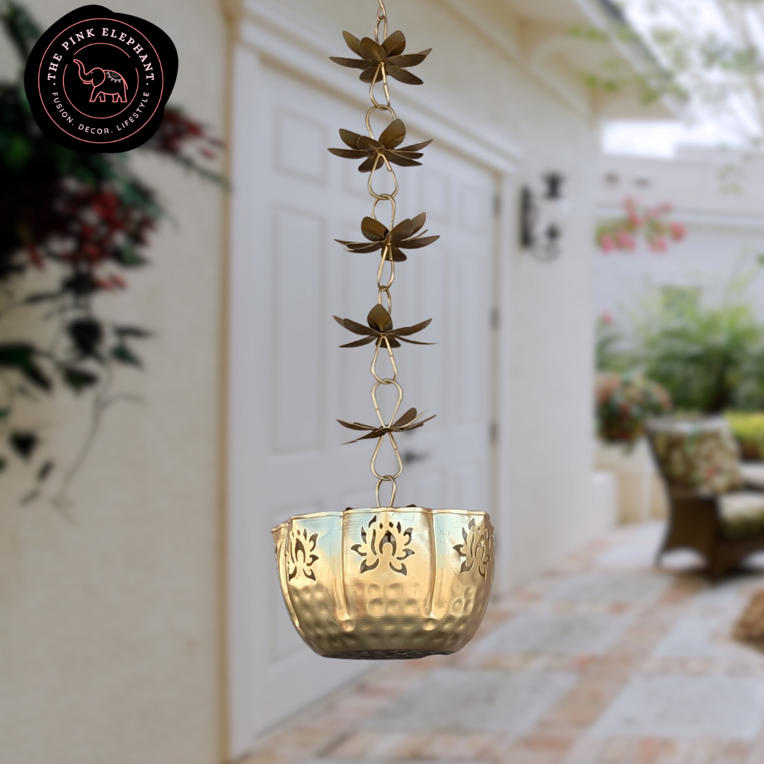 Hanging Lotus Bowl