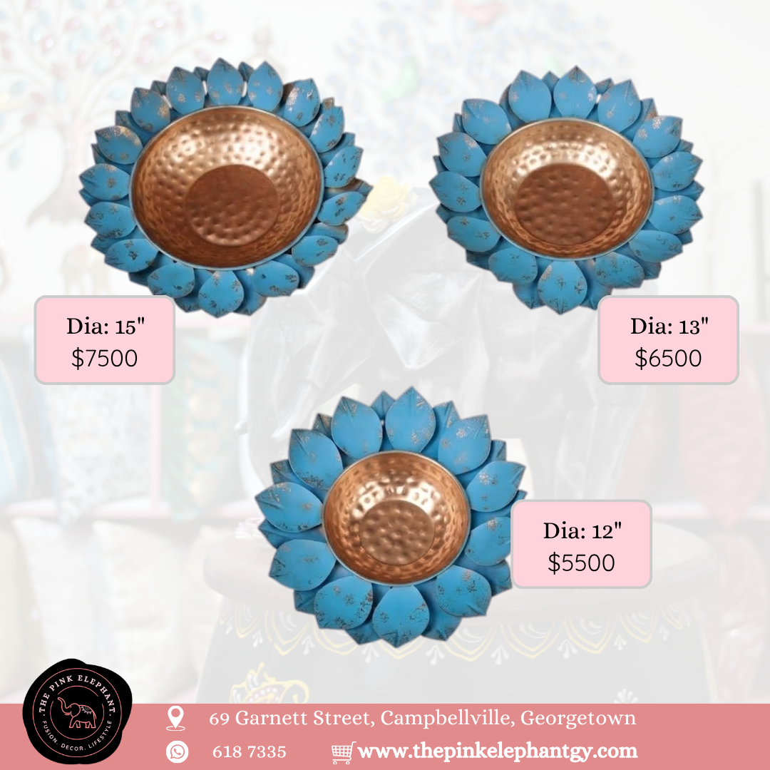Blue Lotus Urli Bowls