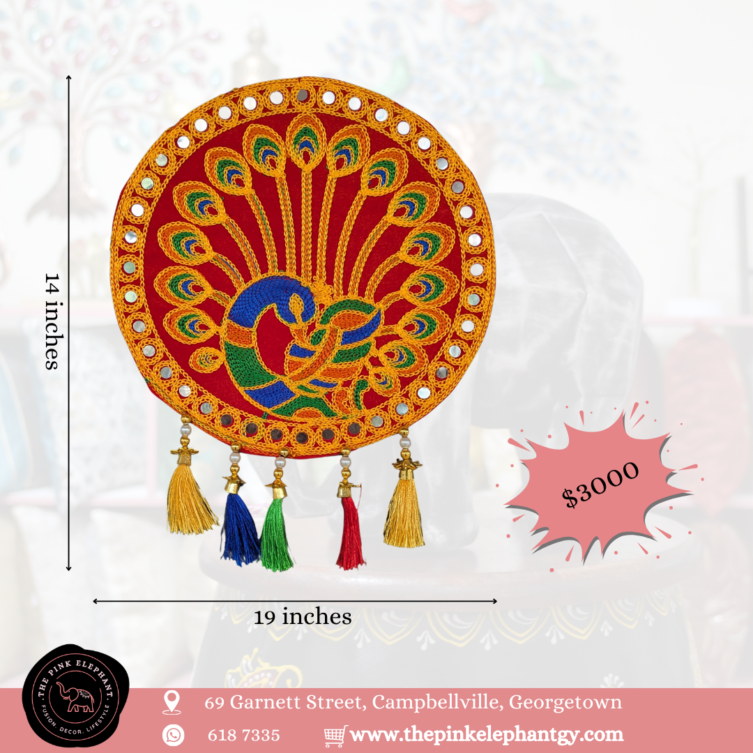 Peacock Round Wall Hanging