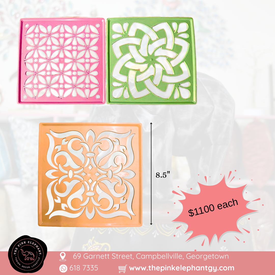 Square Plastic Rangoli Stencils