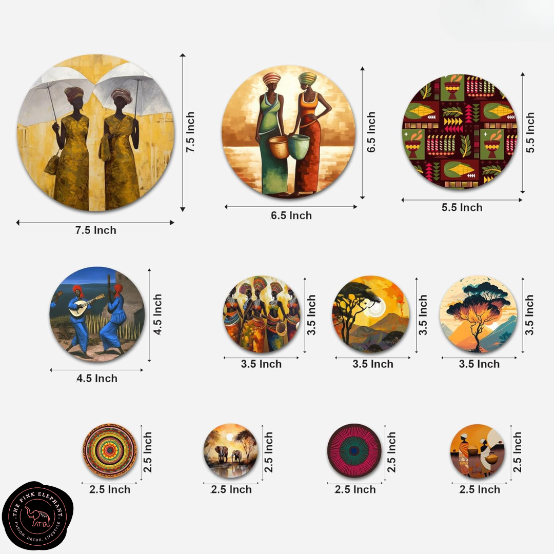 Tribal Wall Plate Set 11