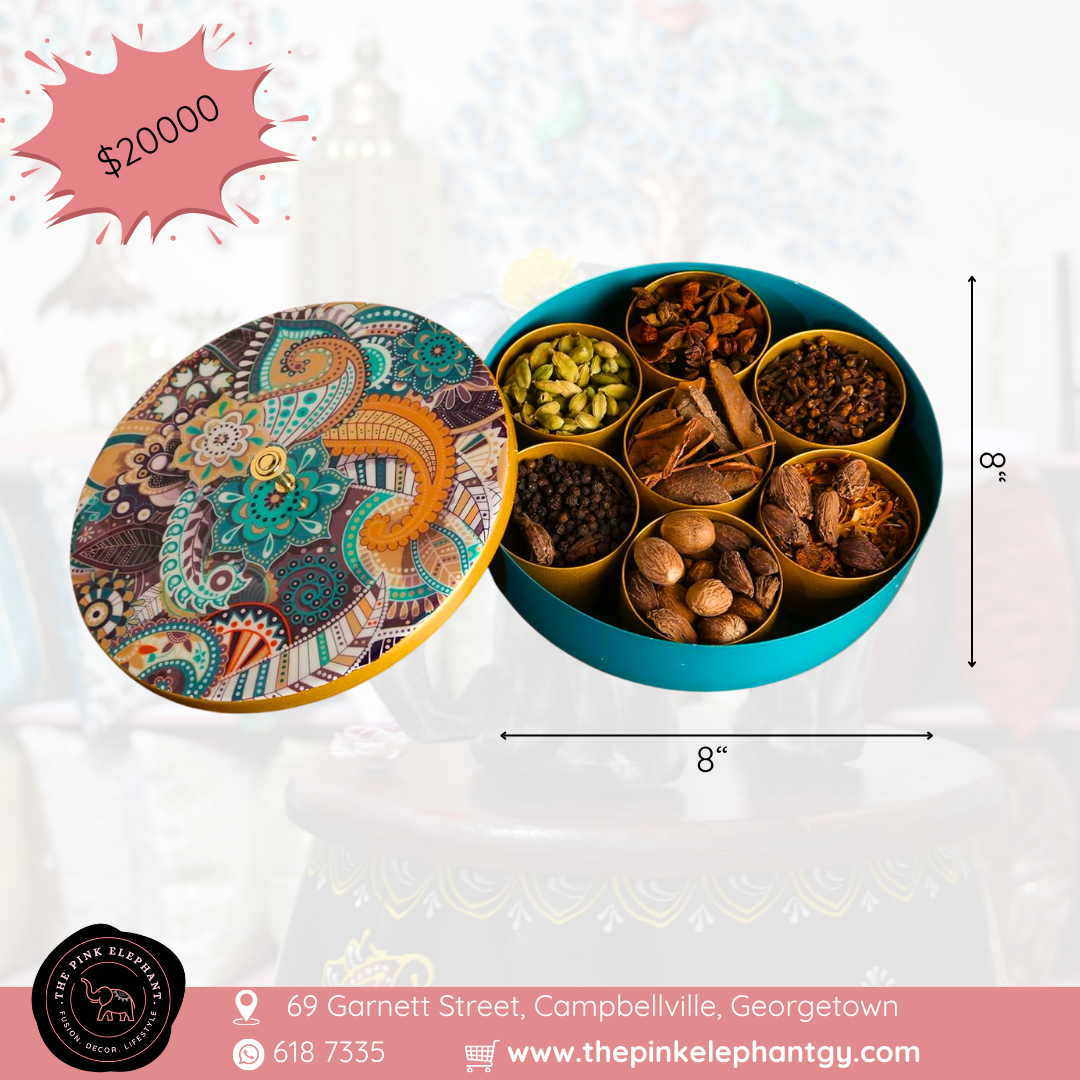 Teal Spice Box