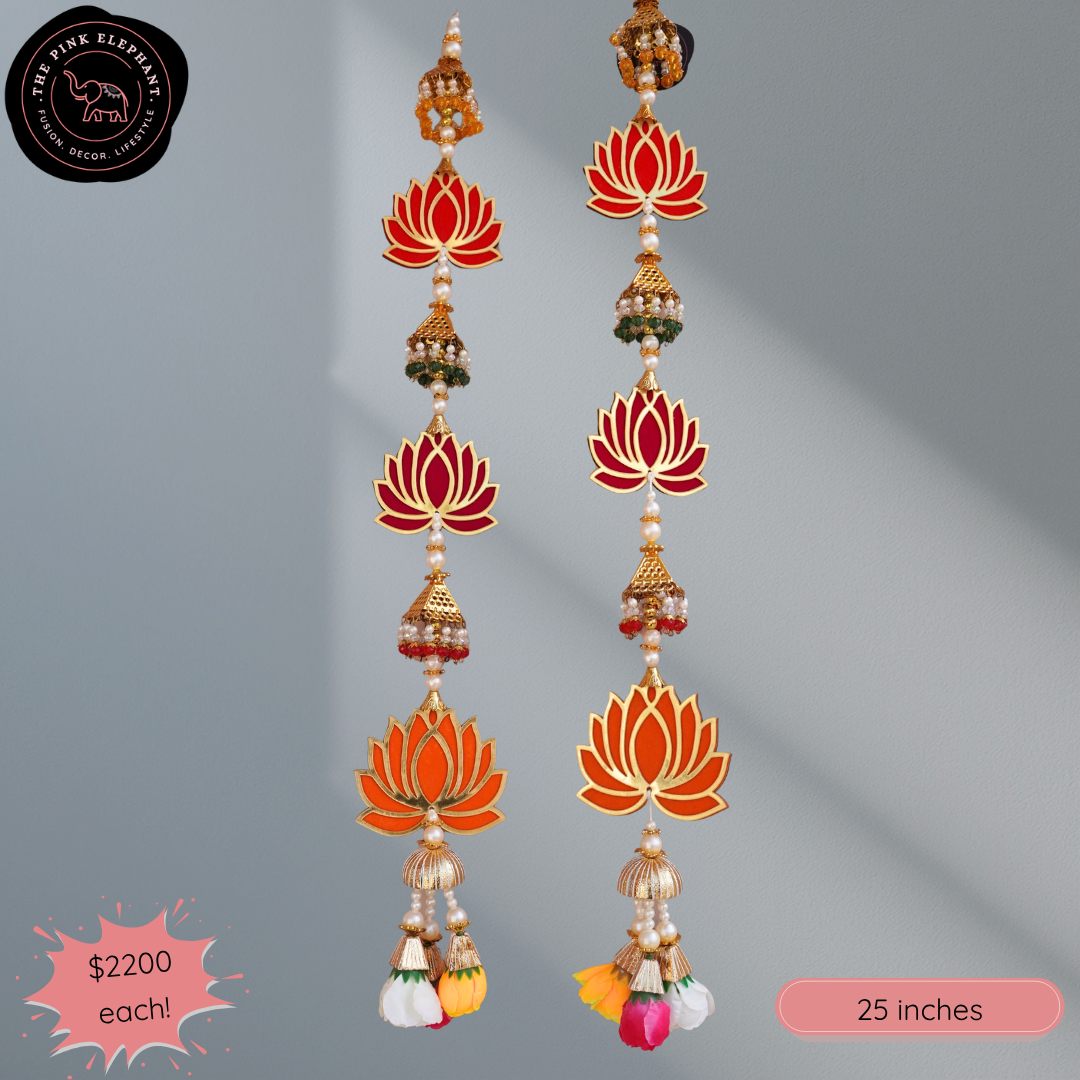 Lotus Jhumka Pyramid Hanging - 3639