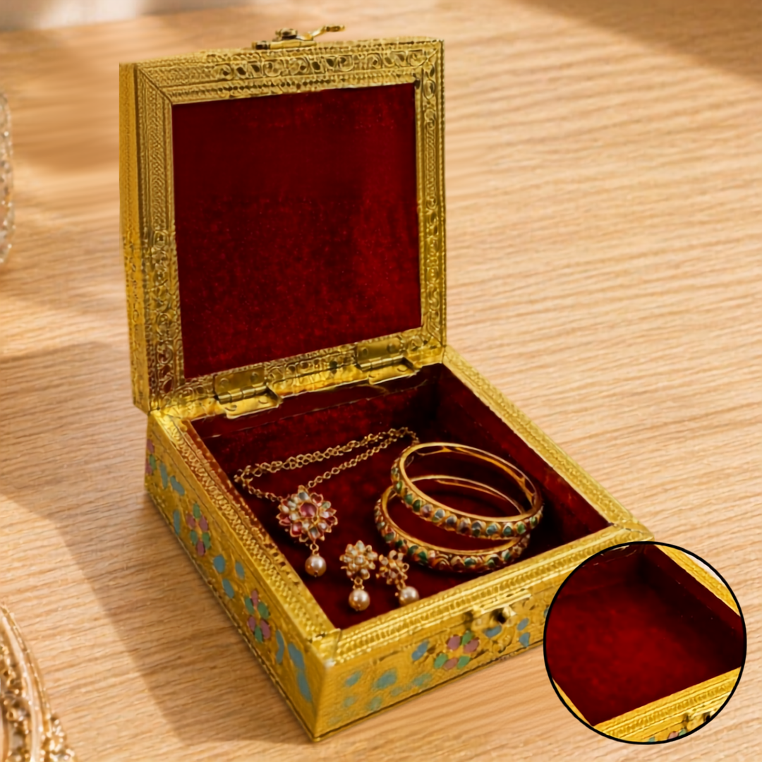 Bloom Hand-Painted Jewelry Box