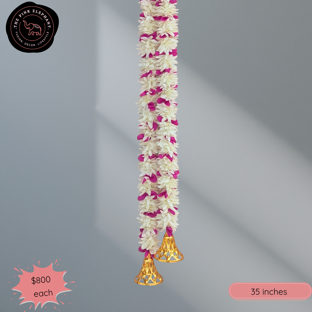 White and Purple Jasmine with Bell Short