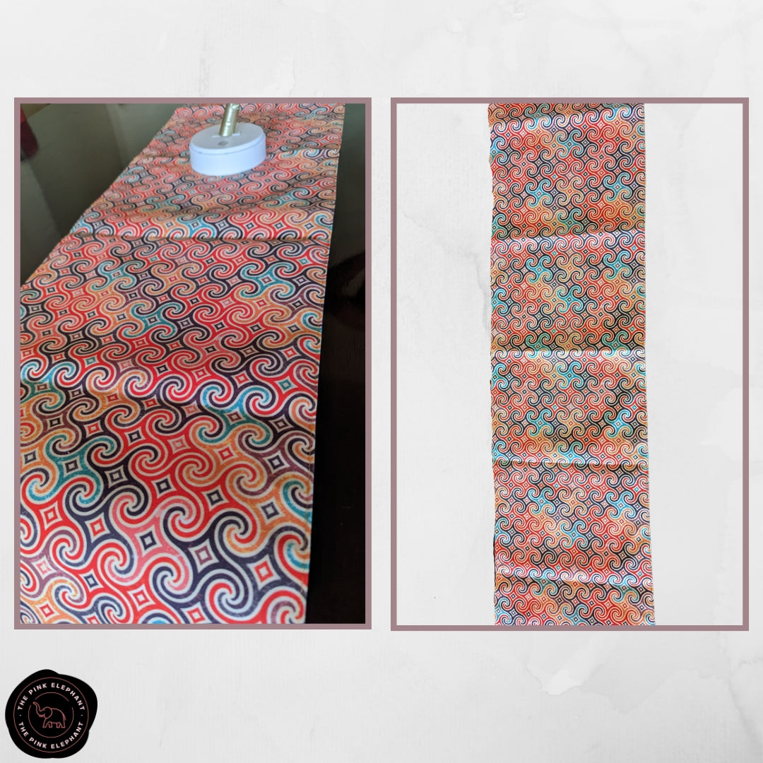 Mutlicolour Swirl Table Runner