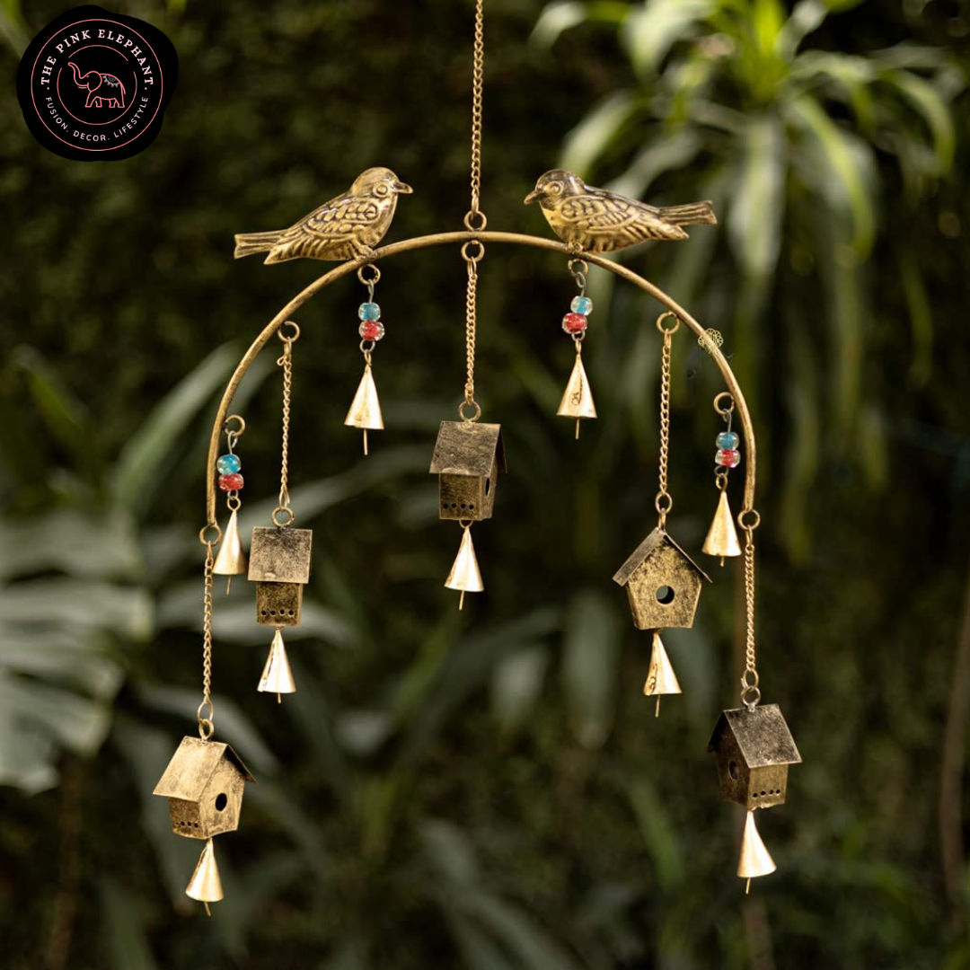 Brass Bird Windchime