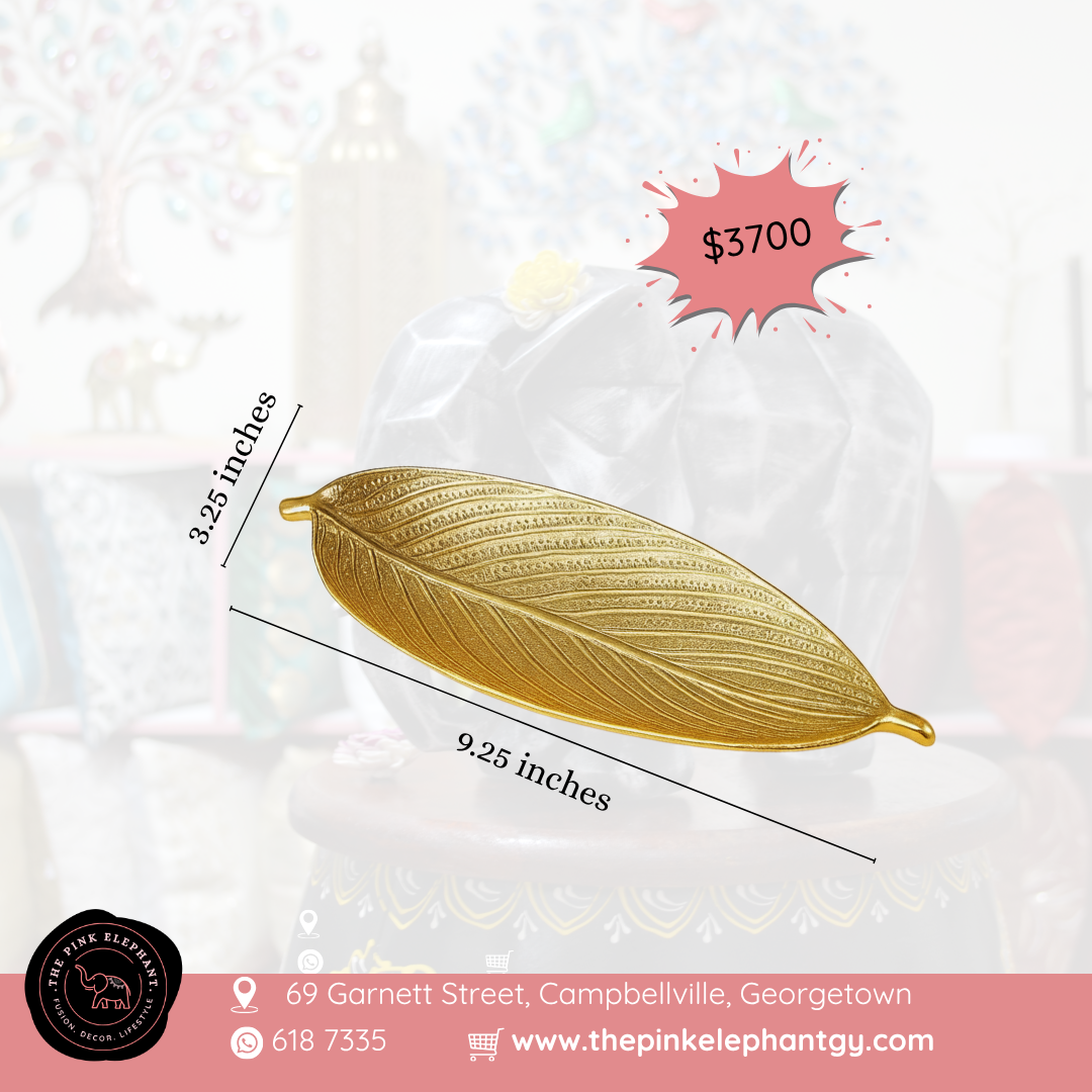 Leaf Incence Holder - Gold
