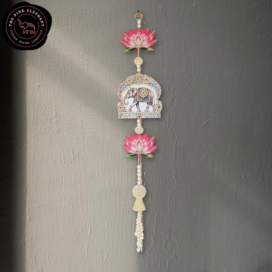 Royal Elephant Lotus Hanging