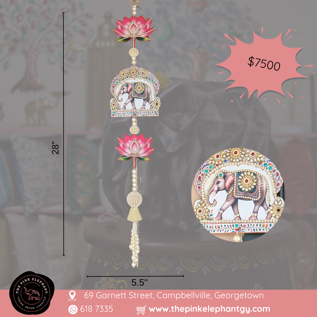Royal Elephant Lotus Hanging