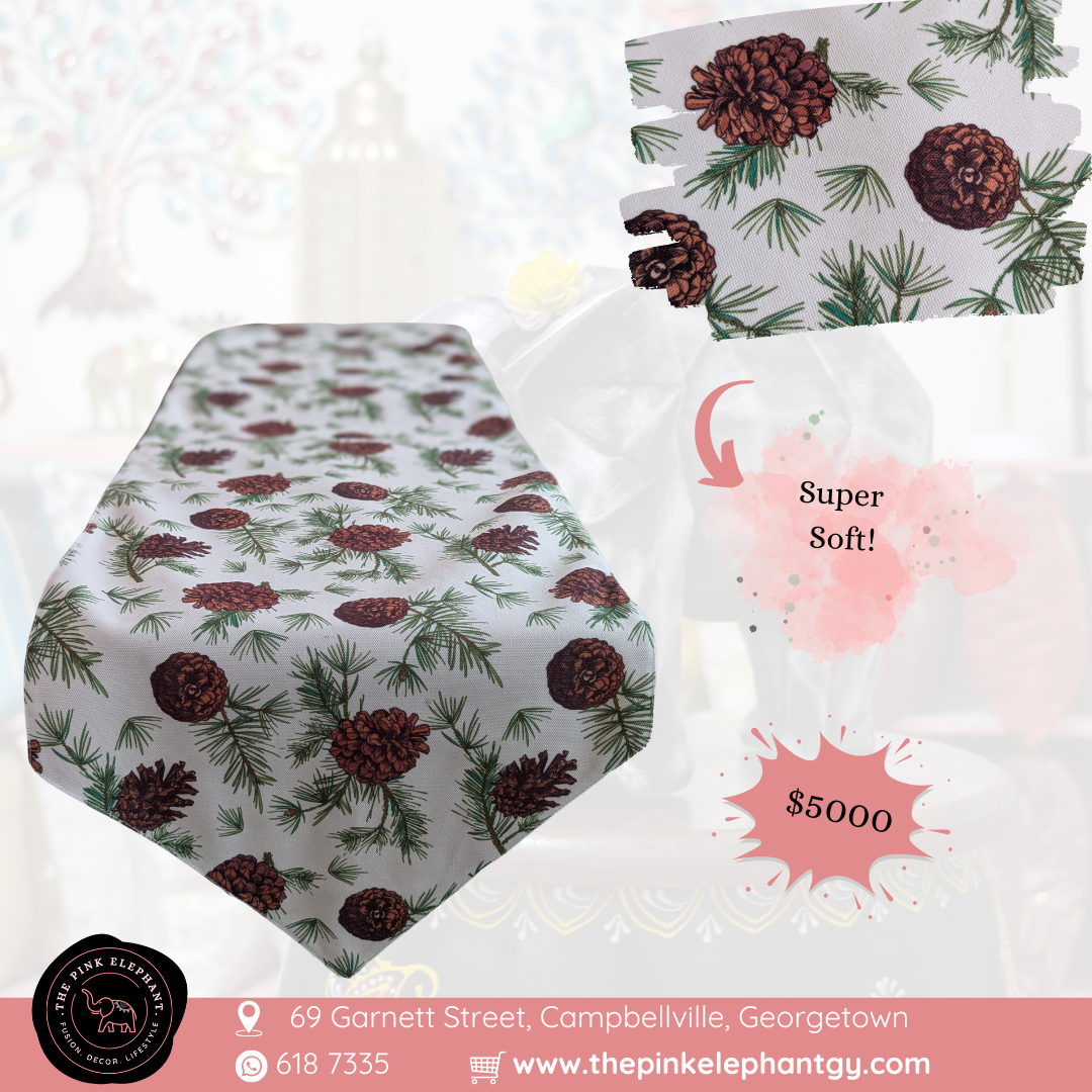 Acorn Fabric Table Runner