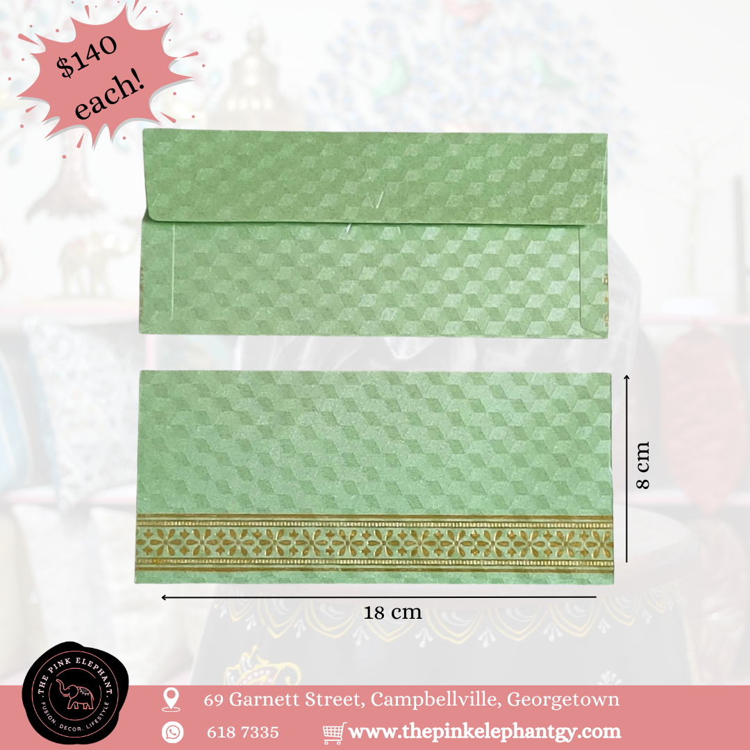 Embossed Flower Envelopes