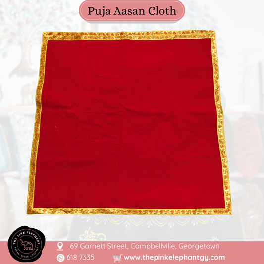 Large Red Puja Cloth-40x40"