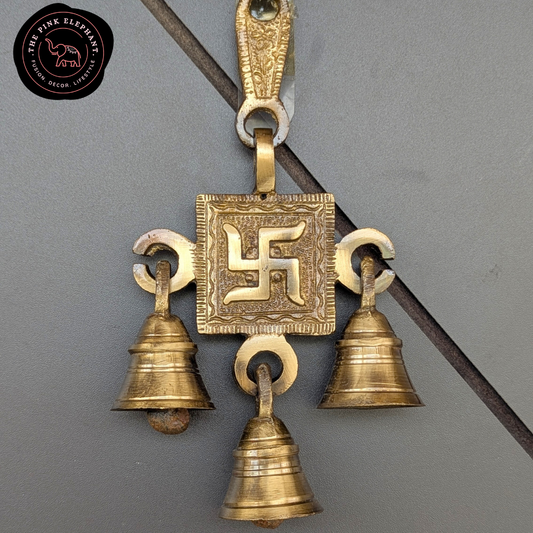 Swastik Brass Hanging bell