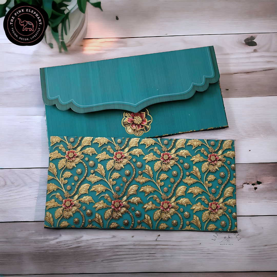 Assorted Floral Embossed Envelopes