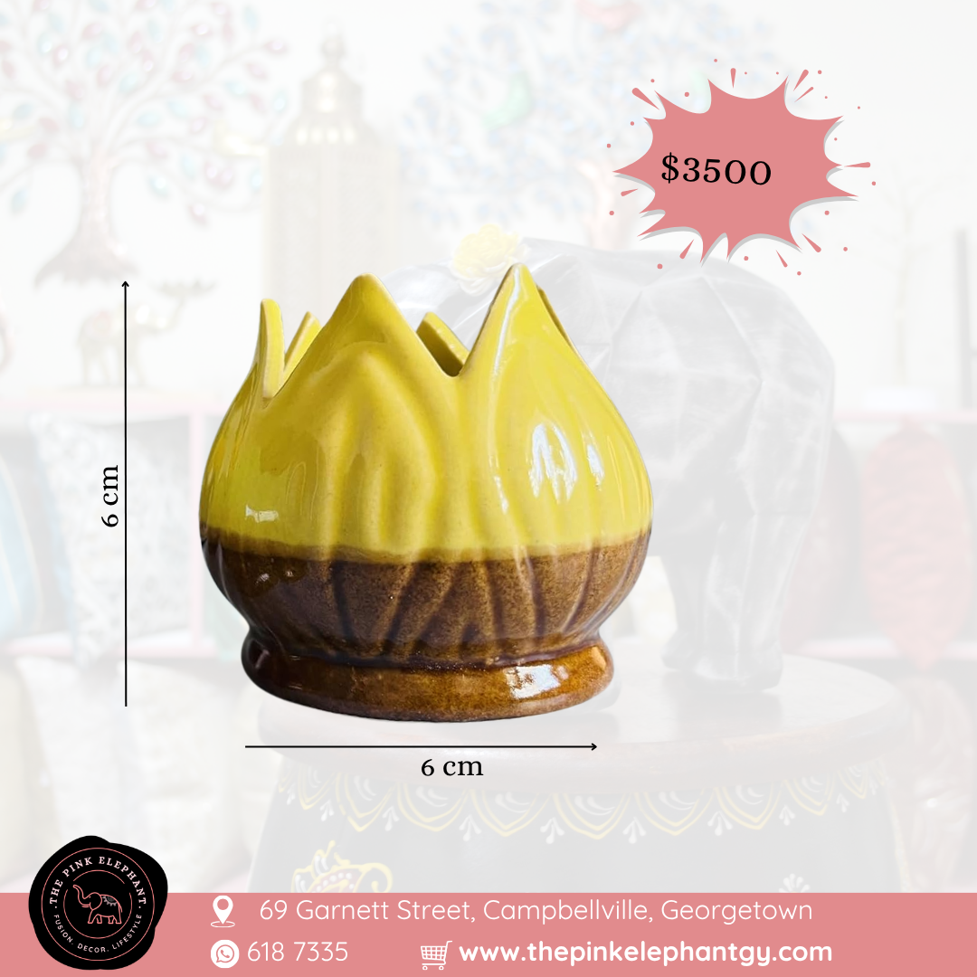 Ceramic Lotus Incense Holder