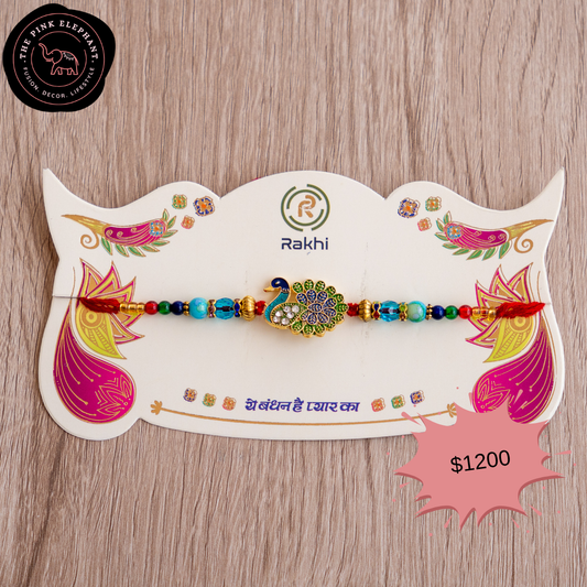 The Jade Peacock Rakhi 1445