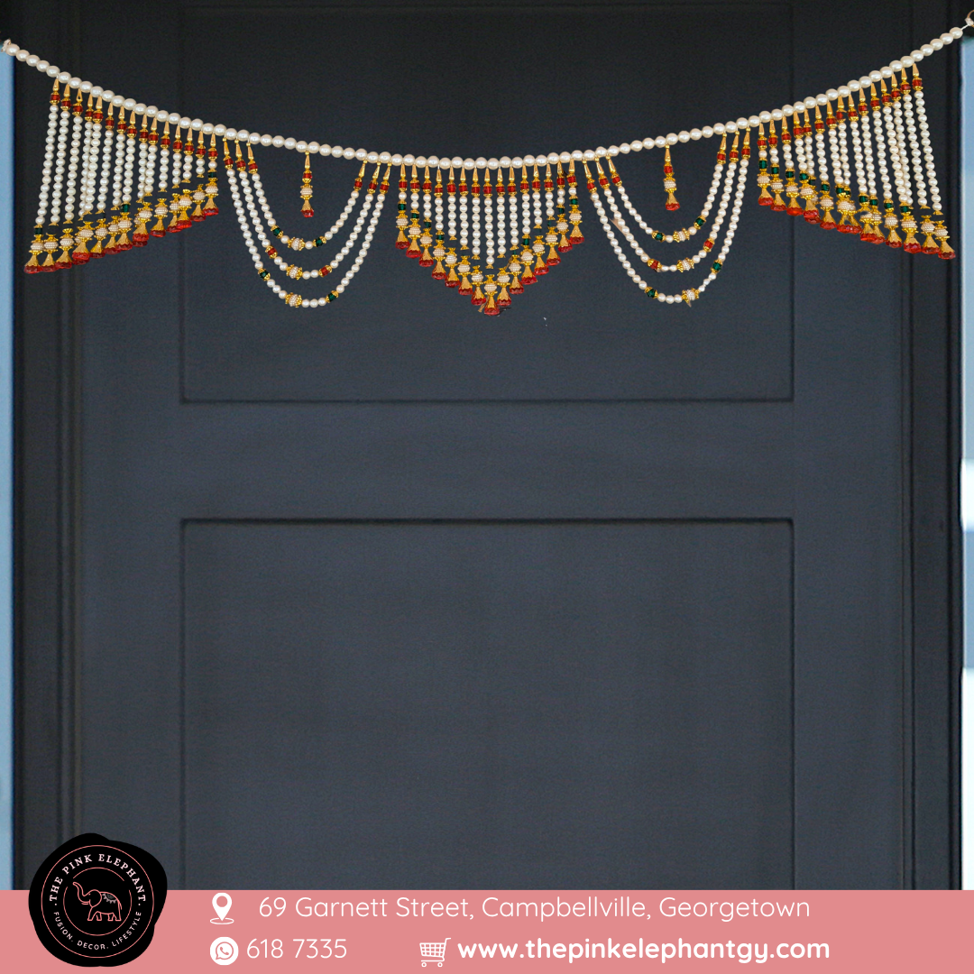 Heavy Beaded Pearl Toran