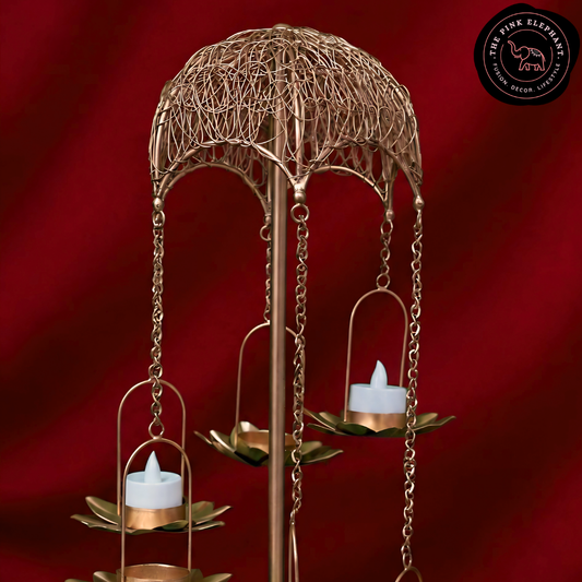Jaali Umbrella Tealight Stand