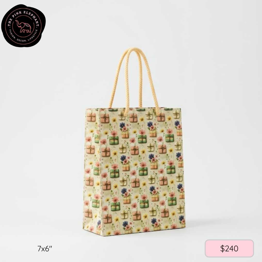 Nano Gift Bag -Assorted Design 7"x 6"x 3.5"
