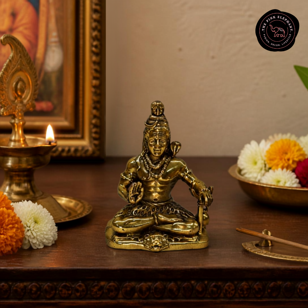 Brass Lord Shiva Statue- S