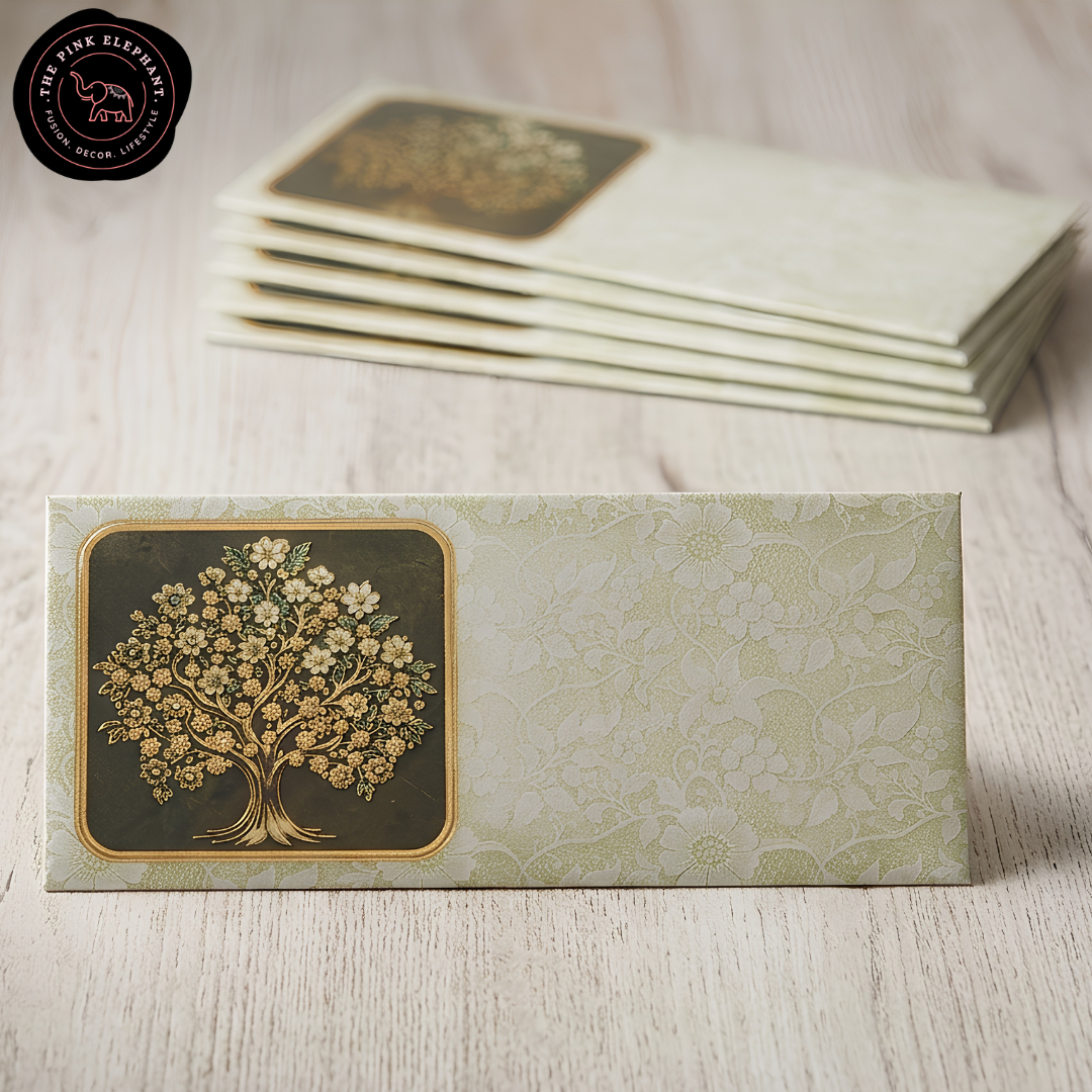 Assorted Floral Embossed Envelopes