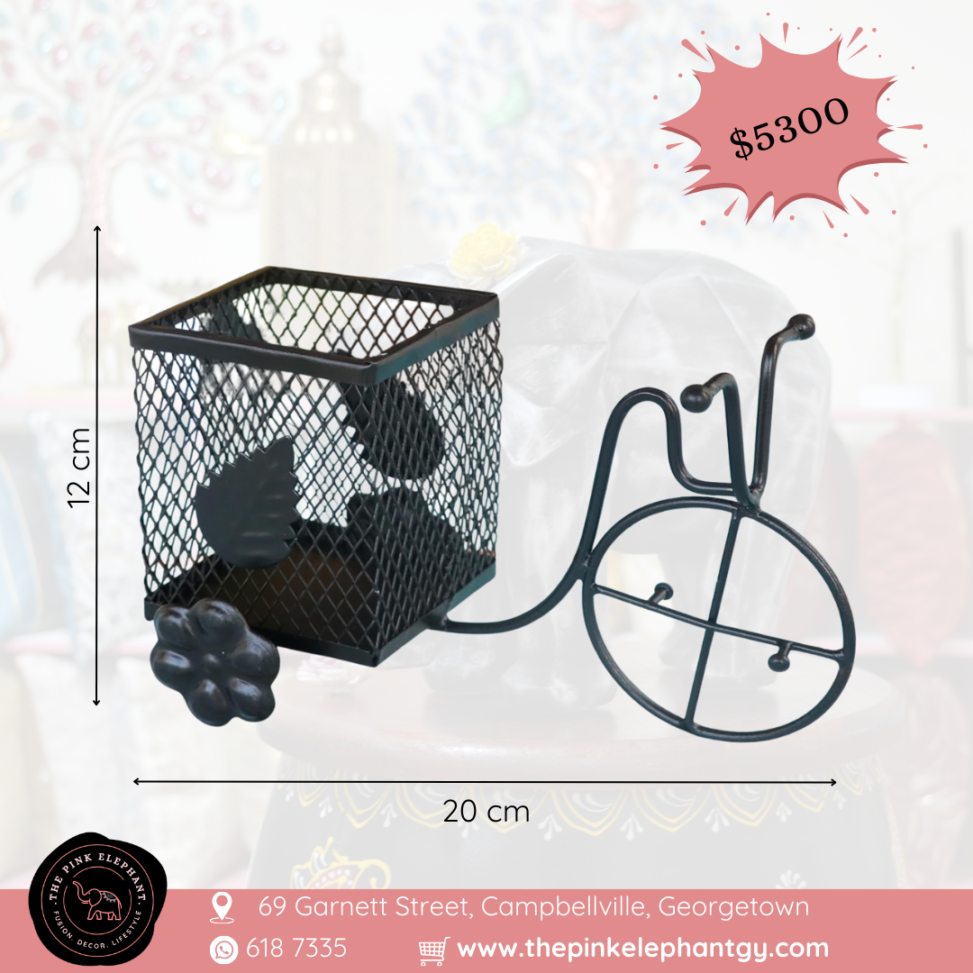 Metal Bicycle Pen Holder