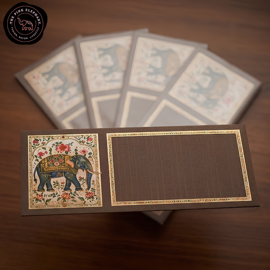 Assorted Embossed Elephant Envelopes