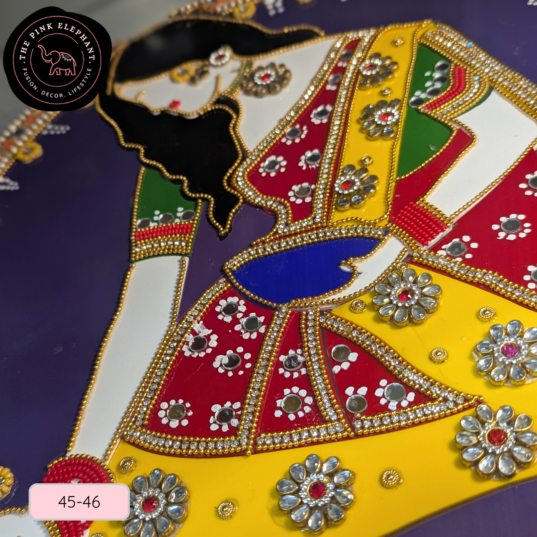 Diwali Celebrations Acrylic Rangoli 12" 45-46