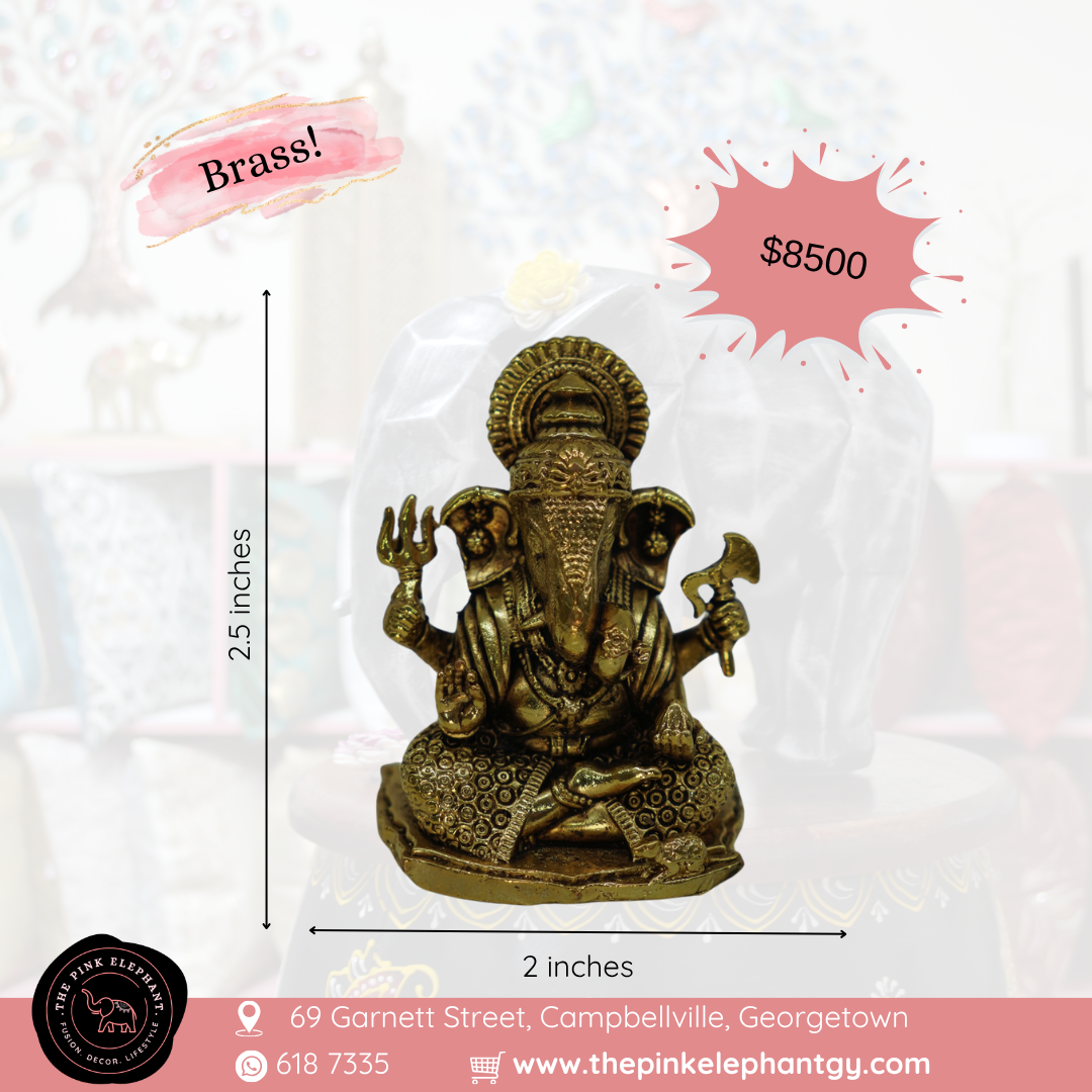 Brass Superfine Ganesh Statue - Small