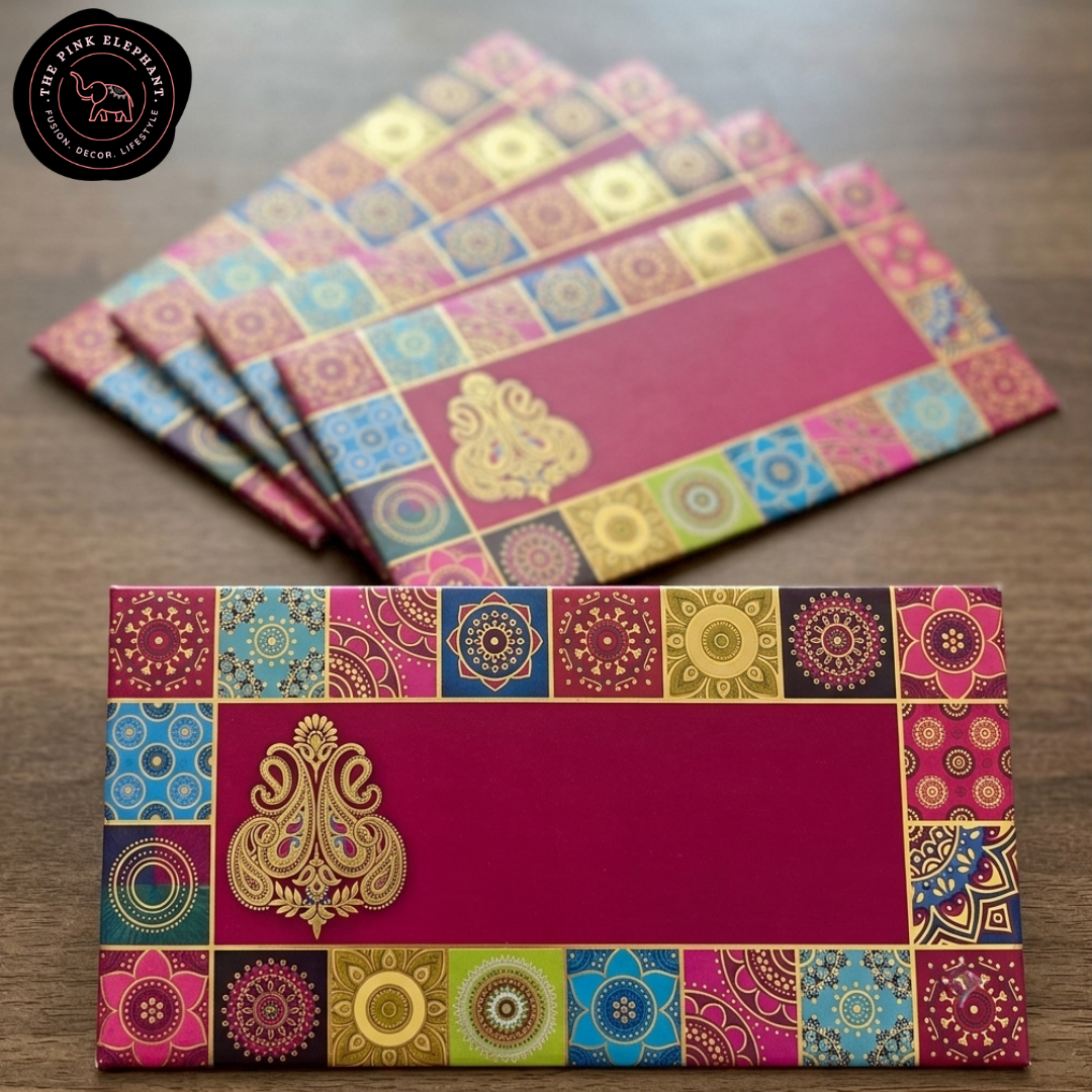 Assorted Indian Motifs Envelope