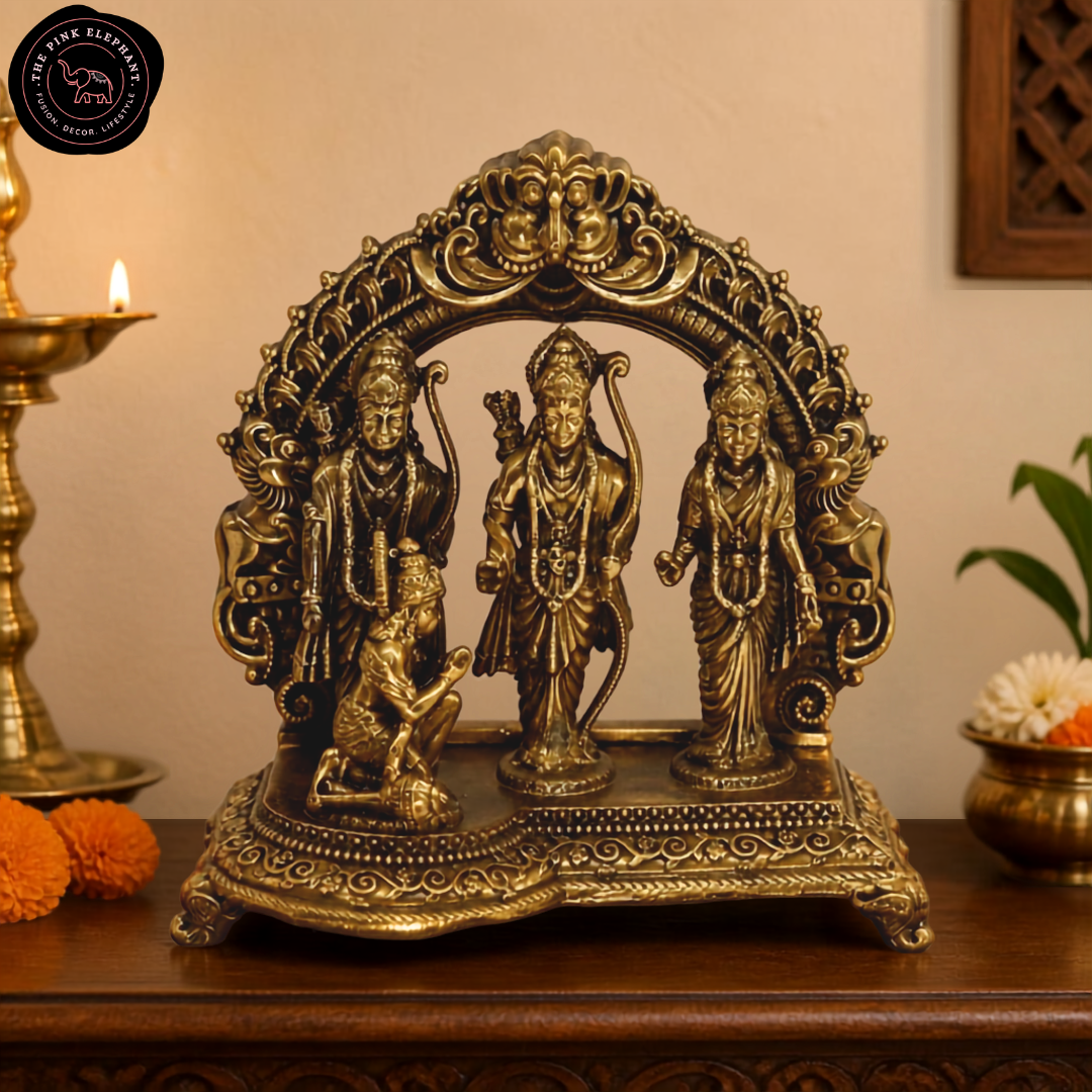Brass Ram Darbar Statue