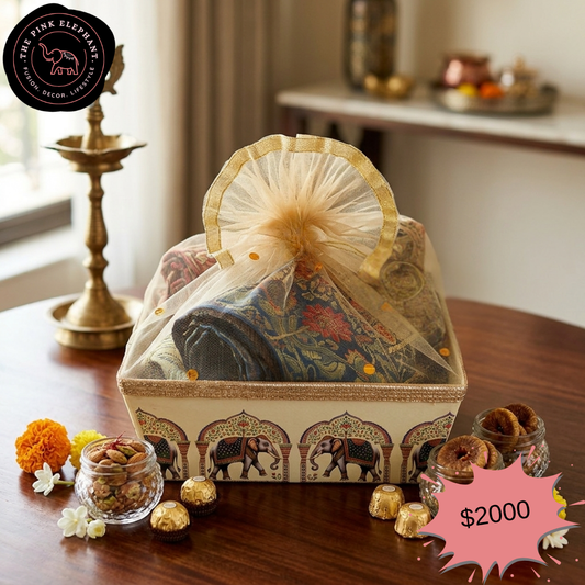 Peacock Themed Hamper Box