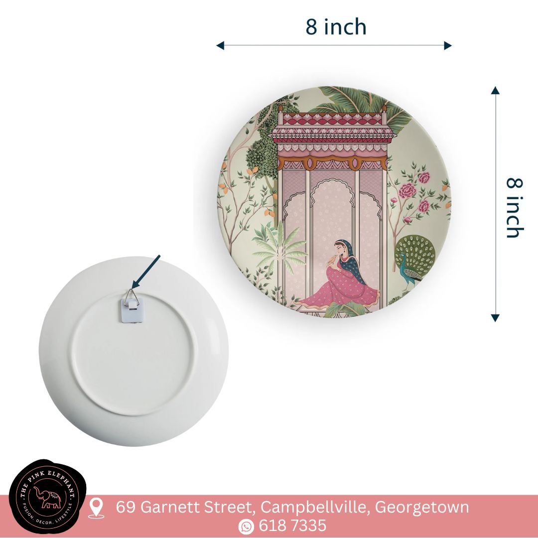 Ceramic Wall Plate- Yellow
