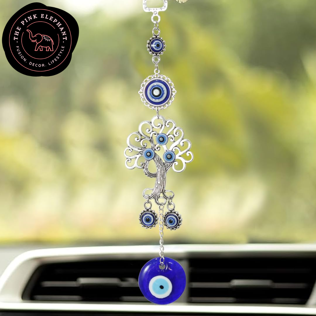 Tree of Life Evil Eye Windchime