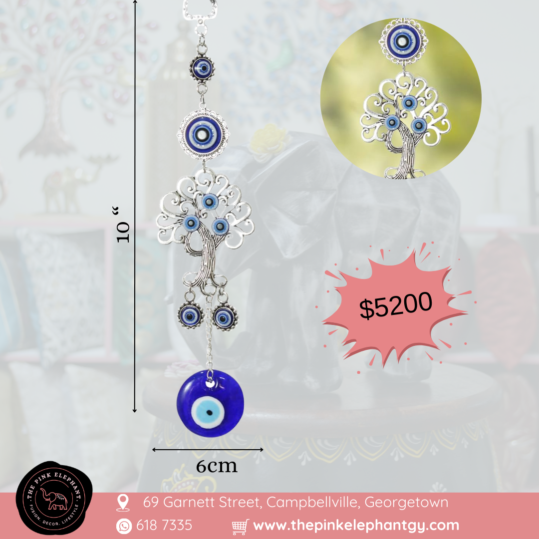 Tree of Life Evil Eye Windchime