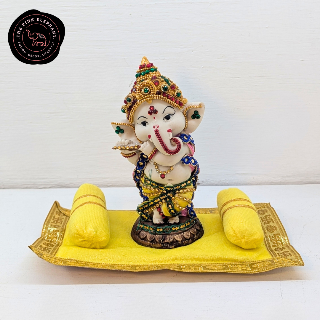 Cushion Puja Aasan & Bolster Set – 7.5"