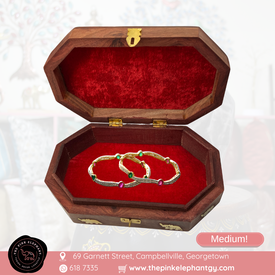 Wooden Elephant Jewel Boxes