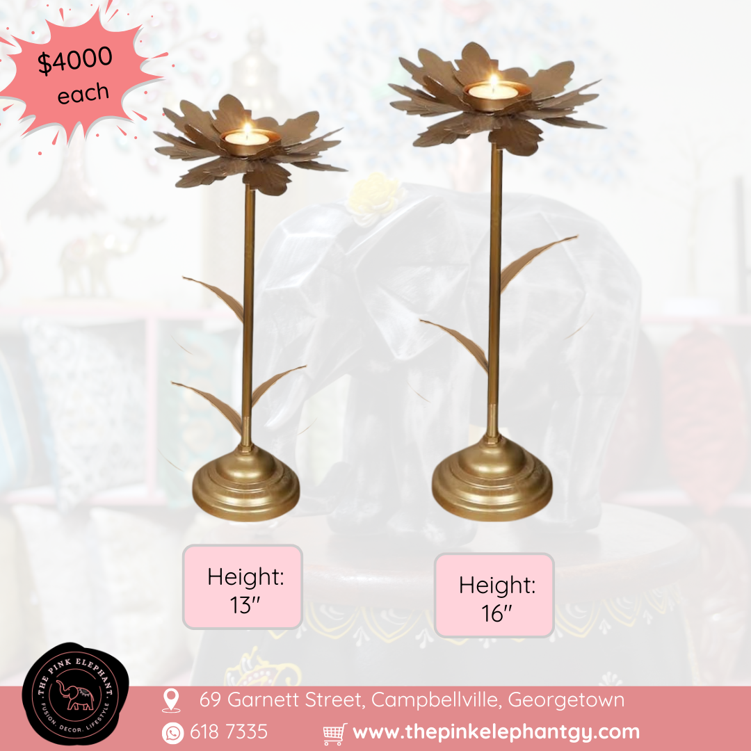 Stem Flower Tealight Stand
